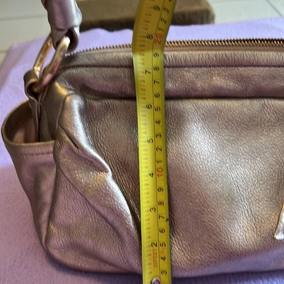 Gold Coach bag - Picture 4 of 5